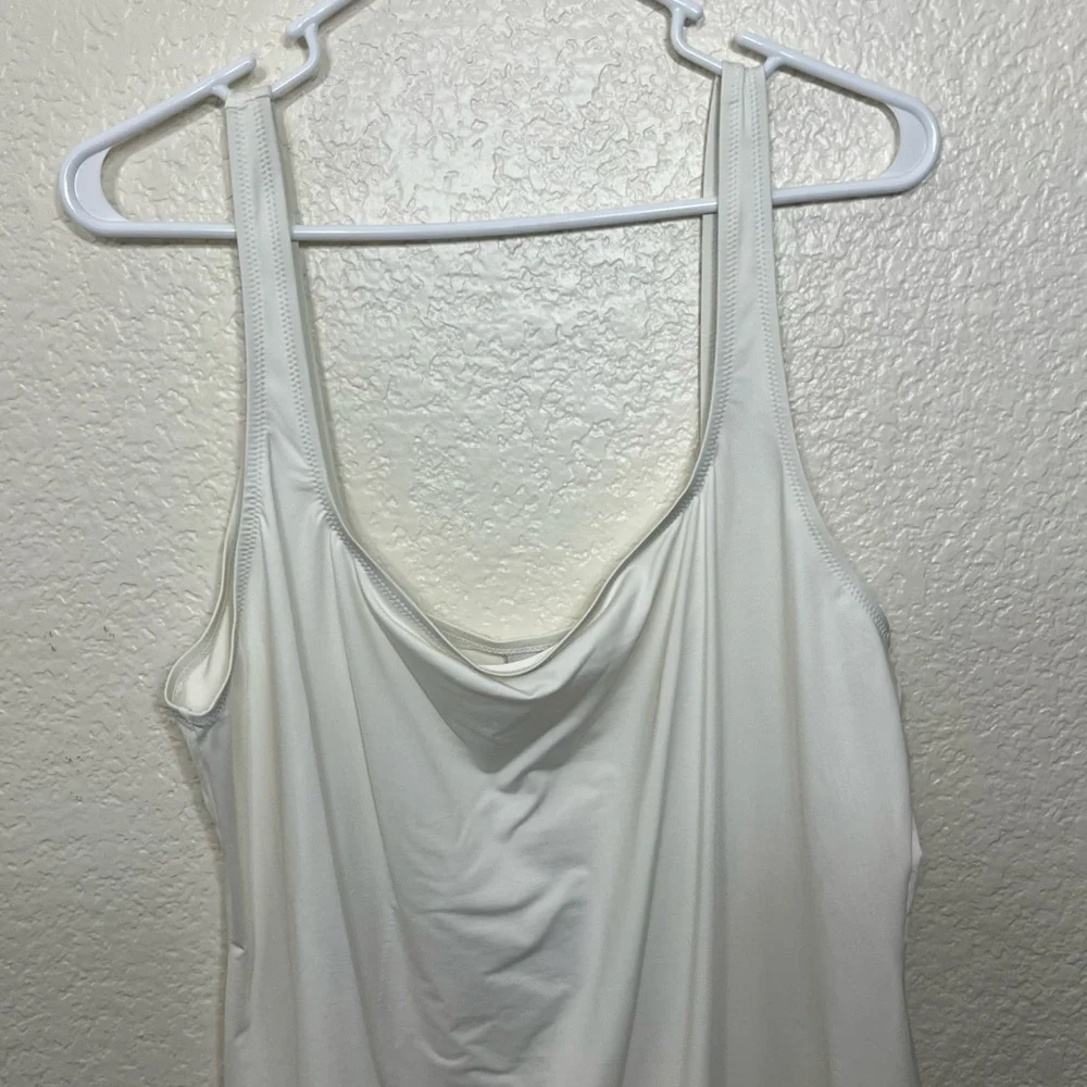 Skims Swim Tank Dress White Size 4X